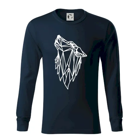 Geometrie - vlk - vyjící