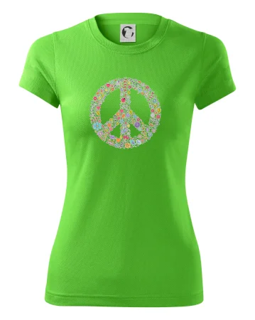 Peace symbol lístečky