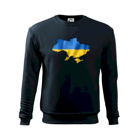 Ukrajina vlajka mapa