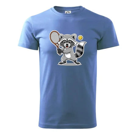 Mýval hraje tenis kreslený