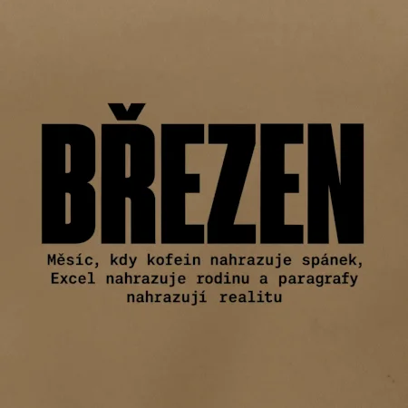 Březen kofein místo spánku