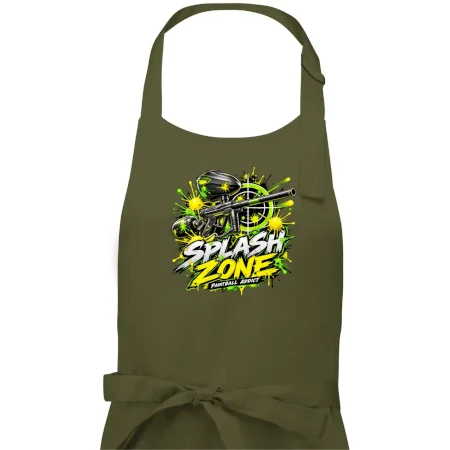 Neonový zásah splash zone paintball
