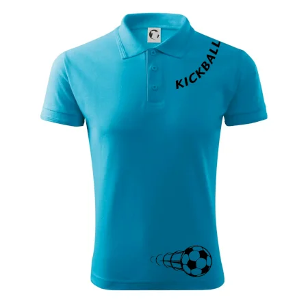 Kickball nápis šikmo