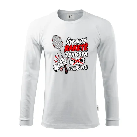 Badmintonová raketa není tenisová
