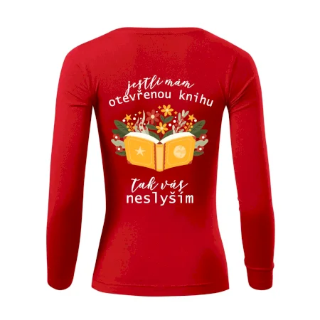 Jestli mám otevřenou knihu, tak vás neslyším