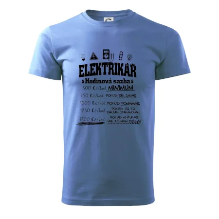 Elektrikář hodinová sazba