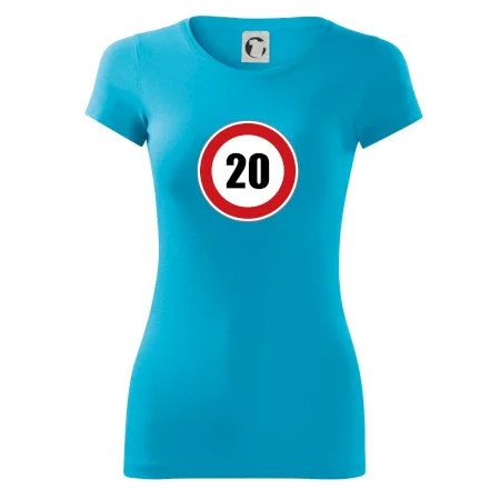 Dopravní značka - omezení rychlosti 20