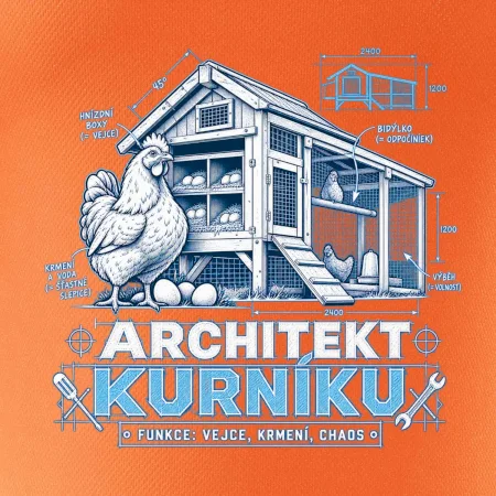 Architekt kurníku technický výkres