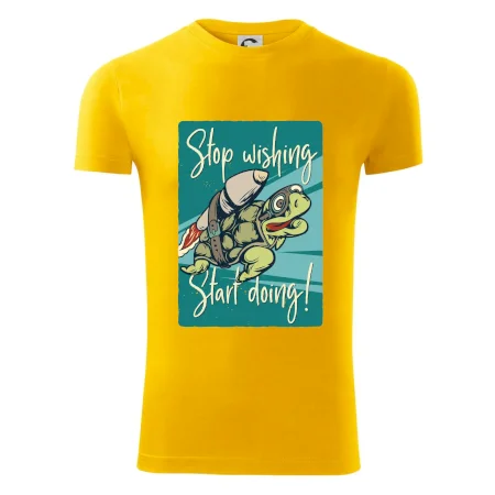 Stop wishing start doing želva