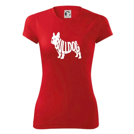 Bulldog  nápis v těle