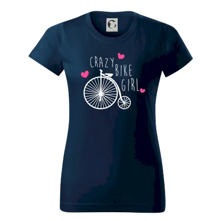Crazy bike girl