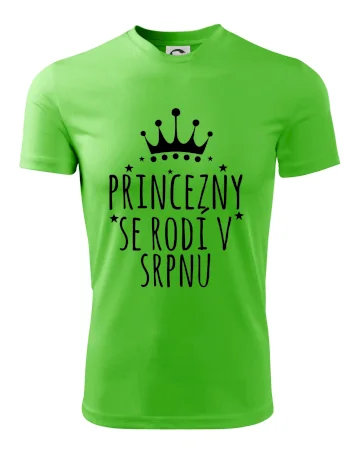 Princezny se rodí v srpnu