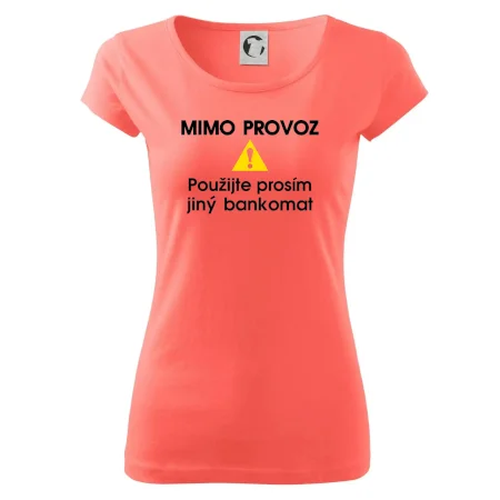 Mimo provoz - použijte jiný bankomat