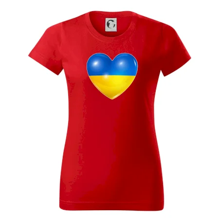 Ukrajina srdce vlajka