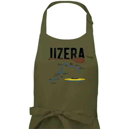 Mapa řeky Jizery