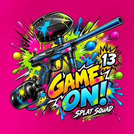 Barevná exploze game on paintball