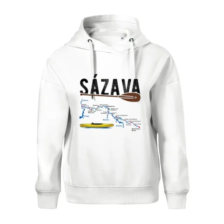 Mapa řeky Sázavy