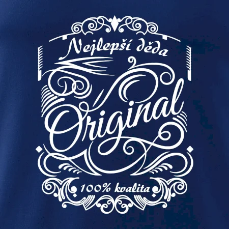 Vintage nejlepší deda 100% kvalita
