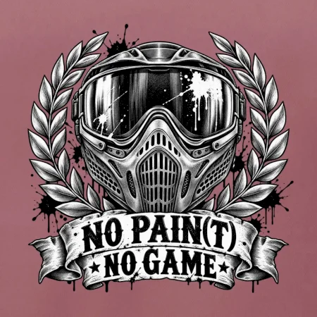 Motiv no paint no game s maskou