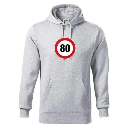 Dopravní značka - omezení rychlosti 80