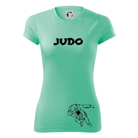 Judo nápis + postavy