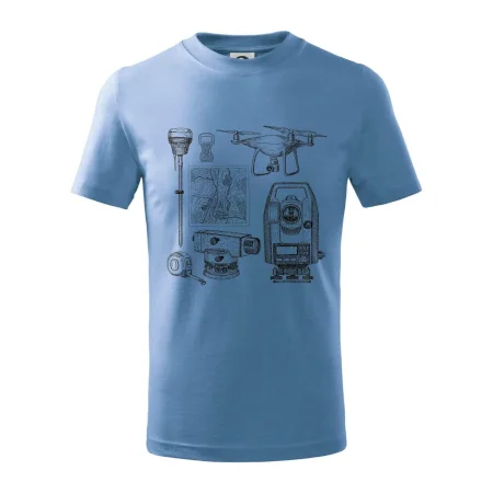 Geodet teodolit dron