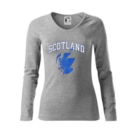 Scotland nápis s mapou