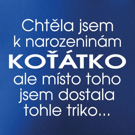 Chtěla jsem dostat k narozeninám koťátko