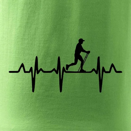 EKG nordic walking muž
