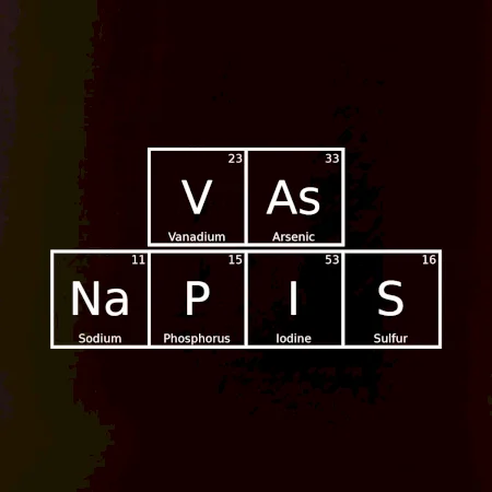 Vlastní nápis - periodická tabulka