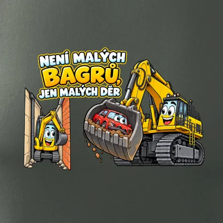 Není malých bagrů jen malých děr
