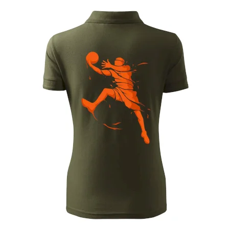 Basketball player splash