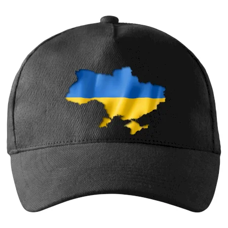 Ukrajina vlajka mapa