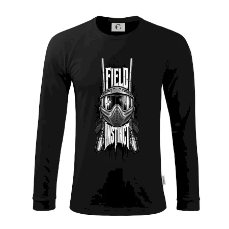 Černobílá maska field instinct paintball