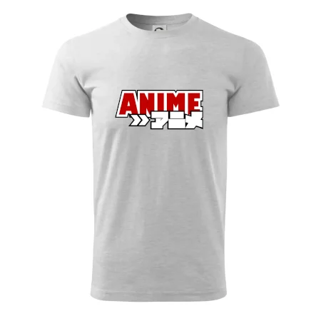 Anime nápis červený