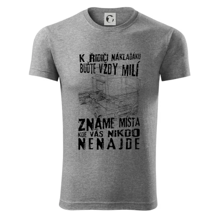 K řidiči náklaďáku buďte vždy milý