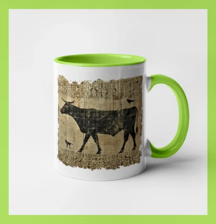 Egyptské hieroglyfy kráva