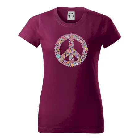 Peace symbol lístečky