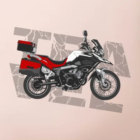 Cestovní enduro červená
