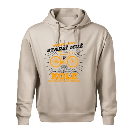 Starší muž - cyklista silniční kolo