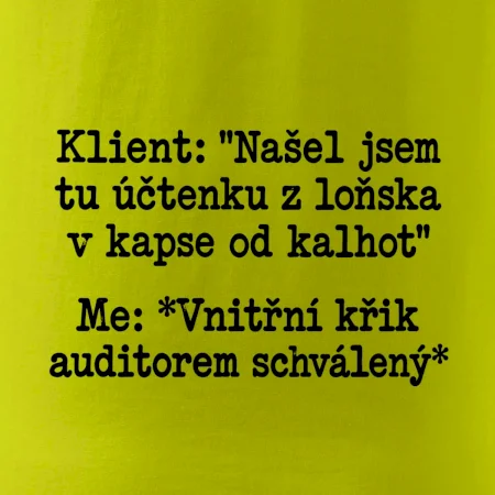 Klient a vnitřní auditorský křik