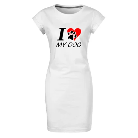 I love my dog - nápis