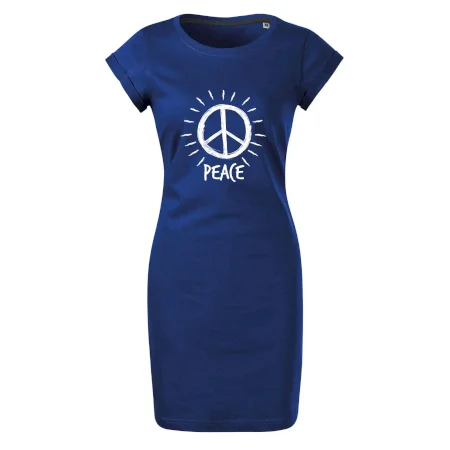 Peace symbol černobílý