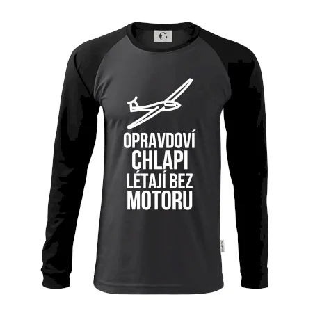 Opravdovi chlapi létají bez motoru