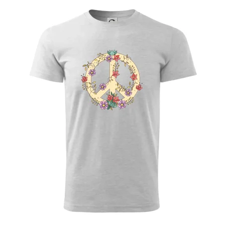 Peace symbol pískový