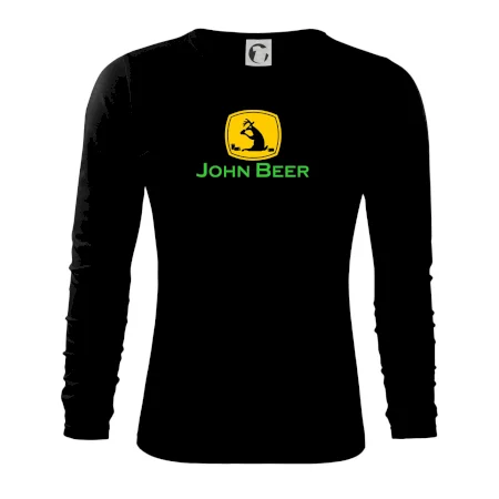 John Beer jelen s pivem