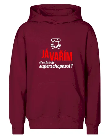Já vařím - tvoje superschopnost? rovný nápis