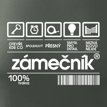 Čárový kód - zámečník