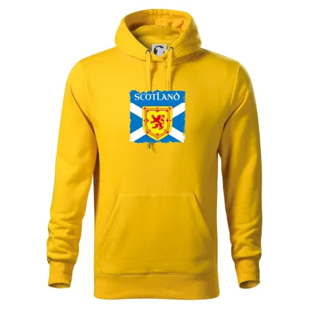 Skotská vlajka s erbem lva