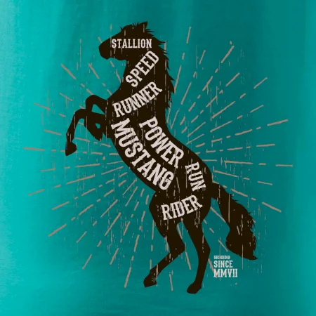 Horse mustang